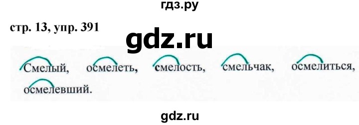 ГДЗ по русскому языку 5 класс  Ладыженская   упражнение - 391, Решебник к учебнику 2016