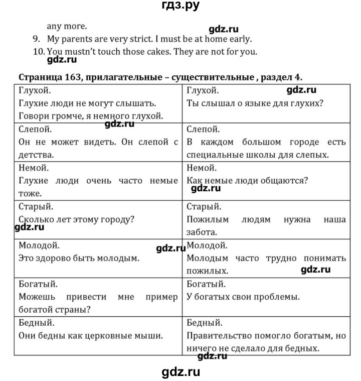 ГДЗ по английскому языку 8 класс  Афанасьева  Углубленный уровень страница - 163, Решебник