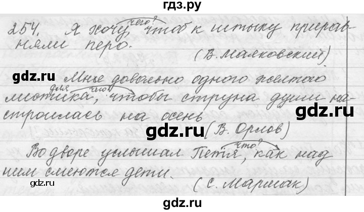 ГДЗ по русскому языку 9 класс  Львова   часть 1 - 254, Решебник №1
