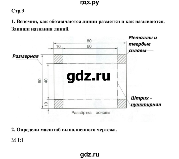 ГДЗ по технологии 4 класс Роговцева рабочая тетрадь  страница - 3, Решебник (2019)
